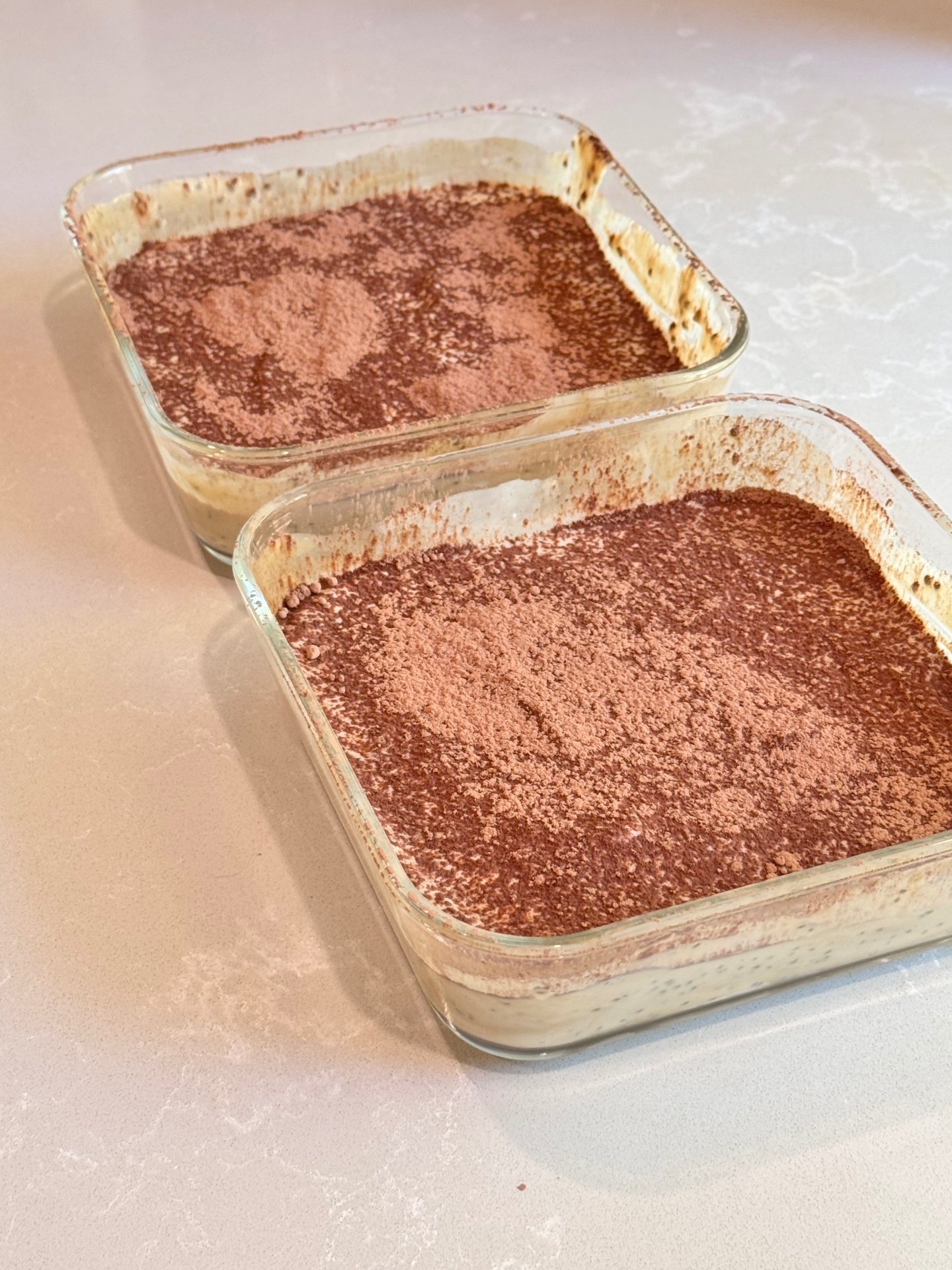 Tiramisu chia pudding